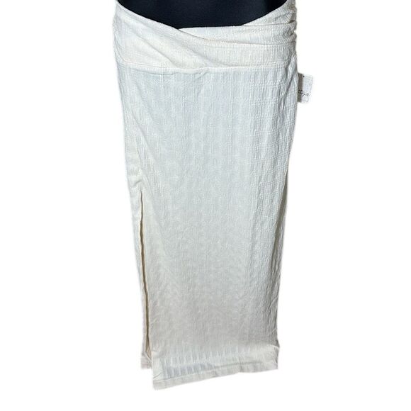 Free people women’s xl Tovah Maxi skirt and crop top set off white nwt - Picture 5 of 14